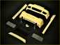 Preview: 1:18 VW Golf 4 MK4 - 12 piece R32 kit -